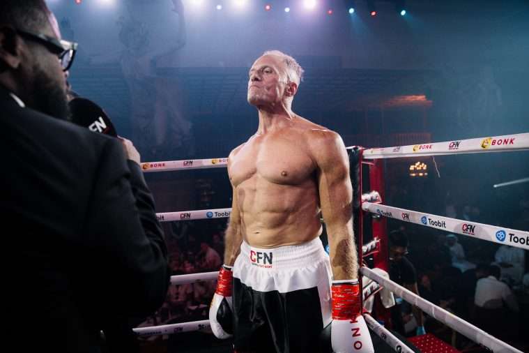 Brian Rose at Crypto Fight Night Dubai: Between rounds, composing ahead of the battle ahead