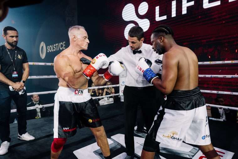 Brian Rose at Crypto Fight Night Dubai: Measuring distance ahead of the next punch